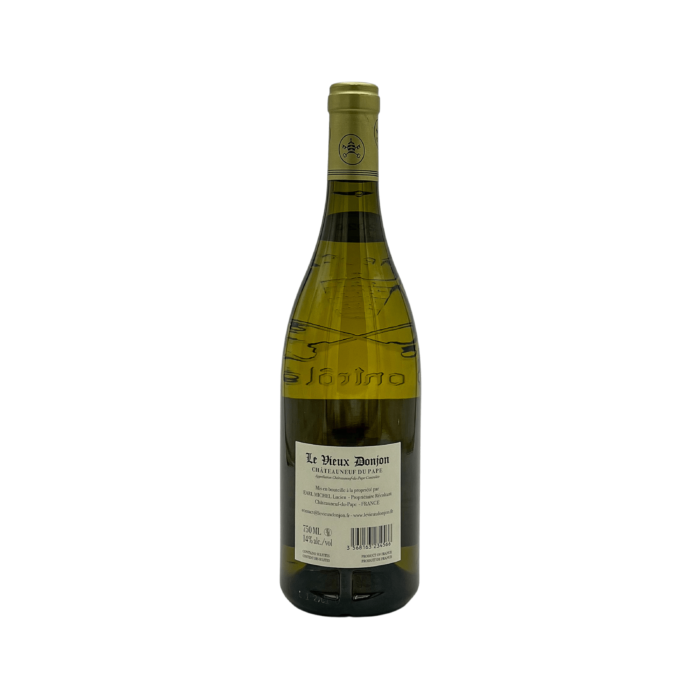 Le Vieux Donjon Chateauneuf du pape 2020 bianco retro